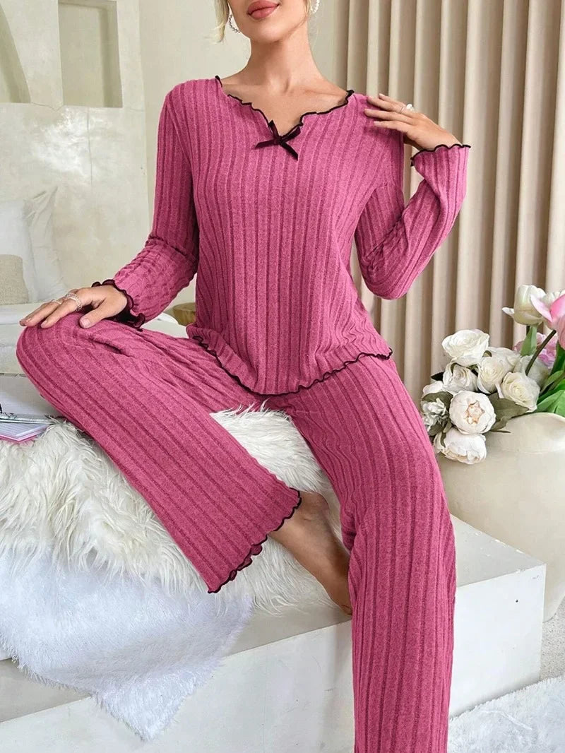 Ribbed Luxe Sleep Set