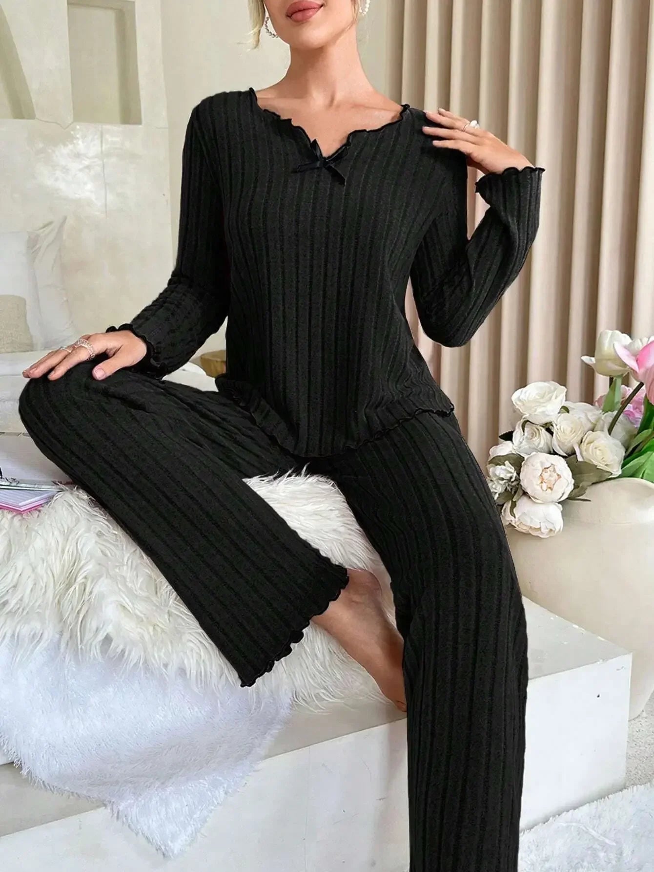 Ribbed Luxe Sleep Set