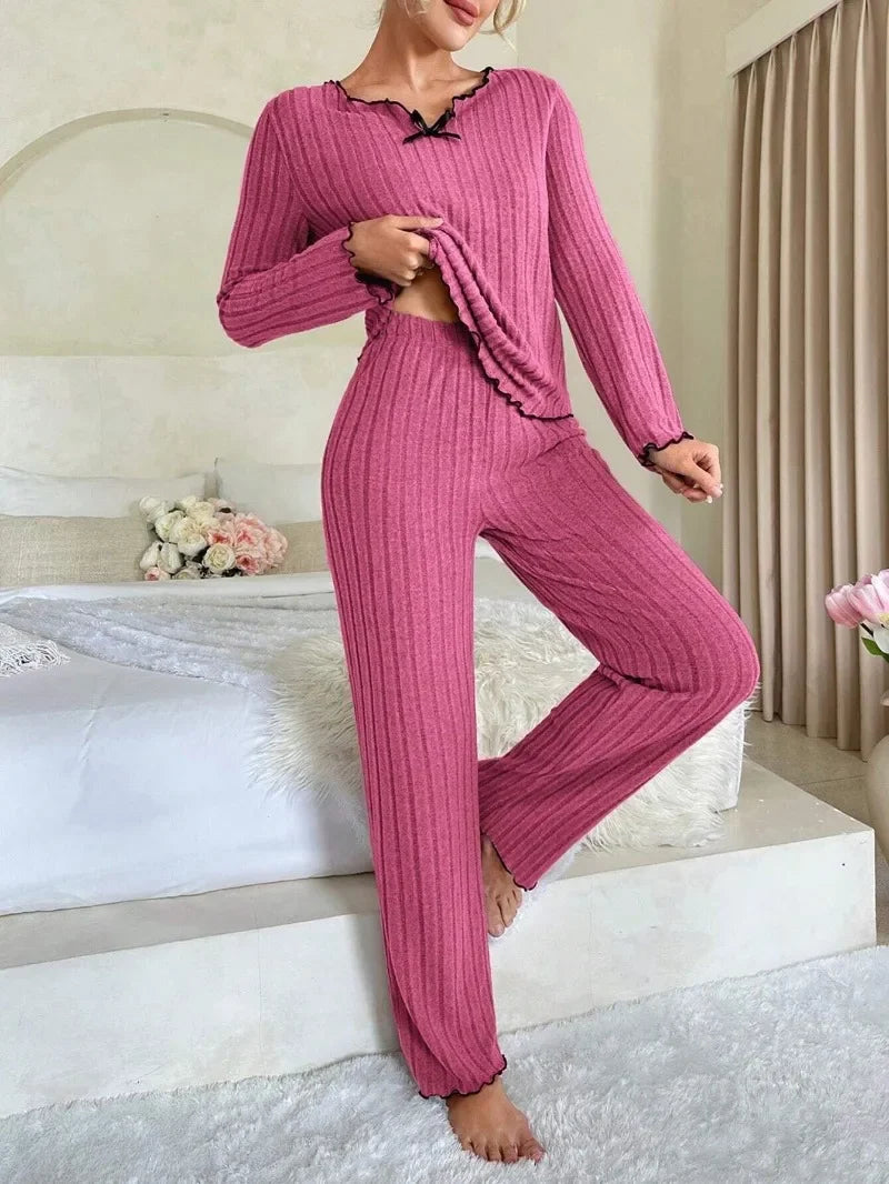 Ribbed Luxe Sleep Set