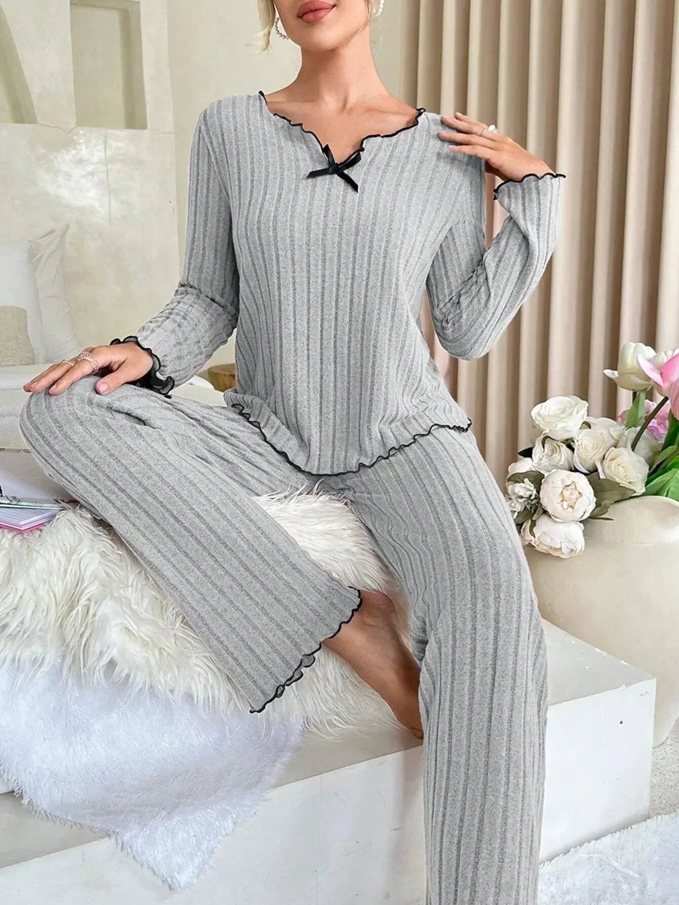 Ribbed Luxe Sleep Set
